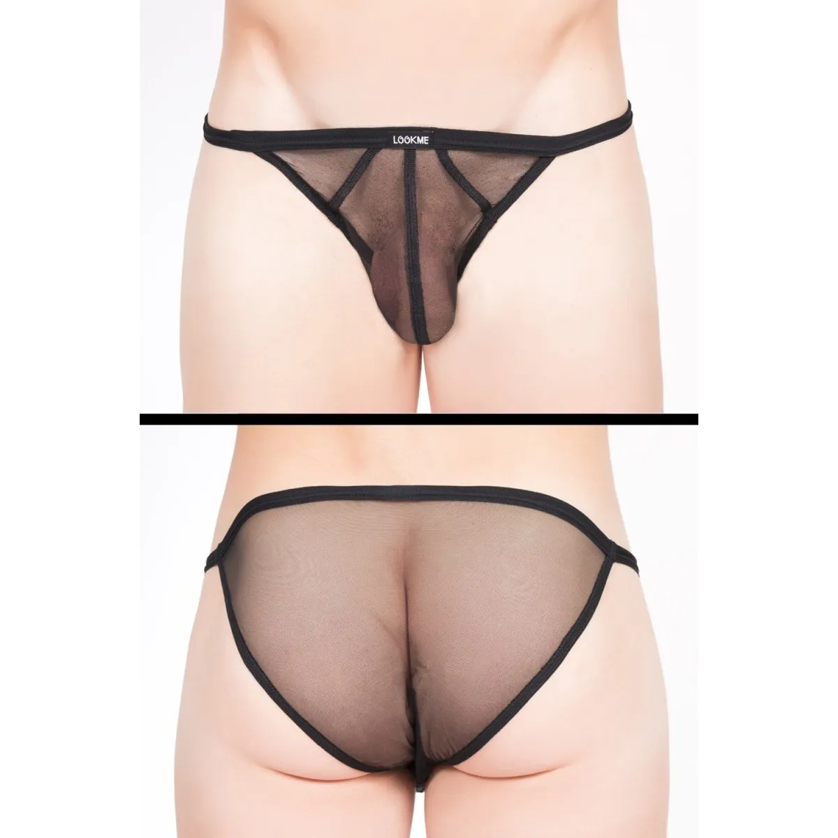 Schwarzer Tanga-Slip Malibu 2 92-61 von Look Me | Fesselliebe.de