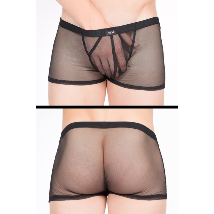 Schwarze Boxer Short Malibu 2 92-67 von Look Me | Fesselliebe.de