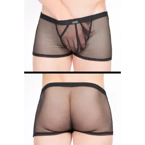 Schwarze Boxer Short Malibu 2 92-67 von Look Me | Fesselliebe.de