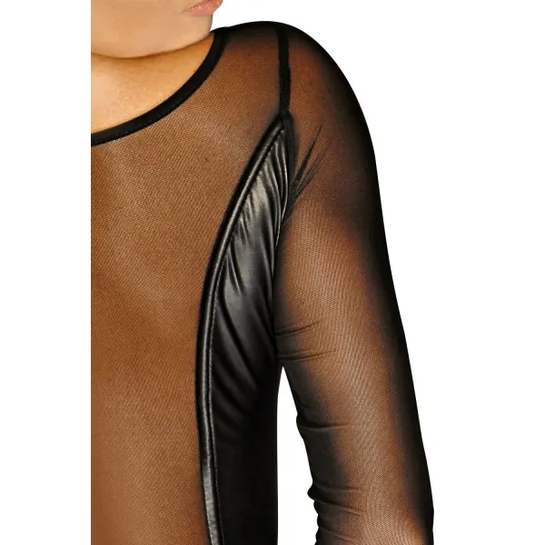 Schwarzes Shirt F130 von Noir Handmade Diva Collection | Fesselliebe.de