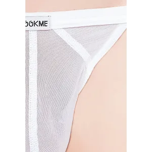 Weißer String Malibu 2 92-57 von Look Me