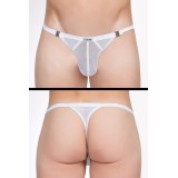 Weißer Stripper String Malibu 2 92-58 von Look Me | Fesselliebe.de