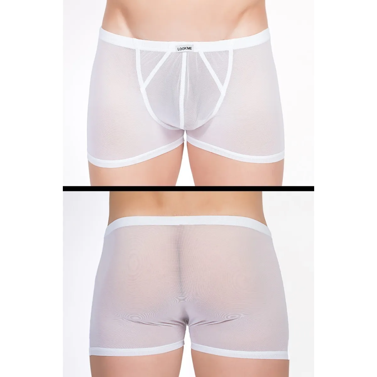 Weiße Boxer Short Malibu 2 92-67 von Look Me | Fesselliebe.de