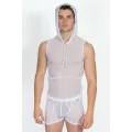 Weißes V-Shirt Malibu 2 92-77 von Look Me