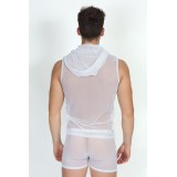 Weißes V-Shirt Malibu 2 92-77 von Look Me | Fesselliebe.de