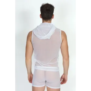 Weißes V-Shirt Malibu 2 92-77 von Look Me