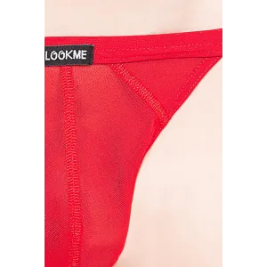 Roter String Malibu 2 92-57 von Look Me