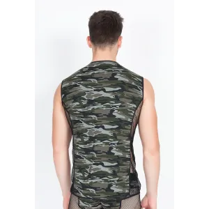 Camouflage V-Shirt Military 58-77 von Look Me