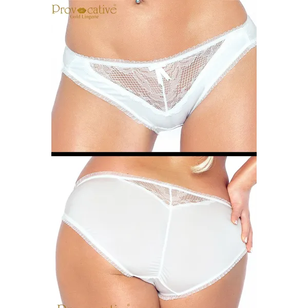 Ecru Candymoon Slip von Provocative Gold Lingerie | Fesselliebe.de