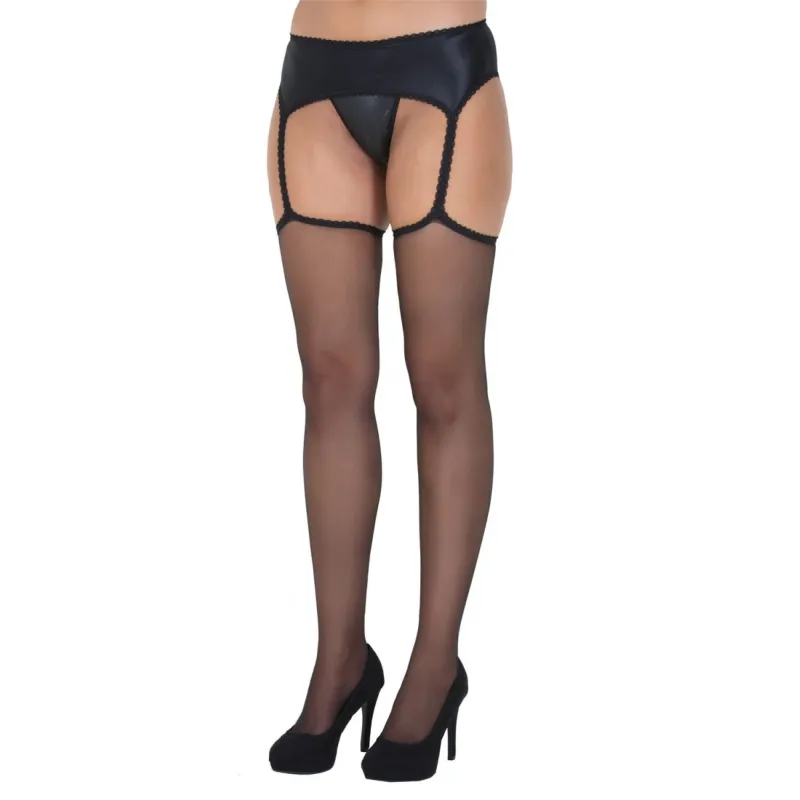 Strümpfe Dona schwarz von Legg Story | Fesselliebe.de