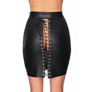 Schwarzer Rock Erice von 7-Heaven Dessous