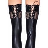Schwarze Straps-Strümpfe Tobati von 7-Heaven | Fesselliebe.de