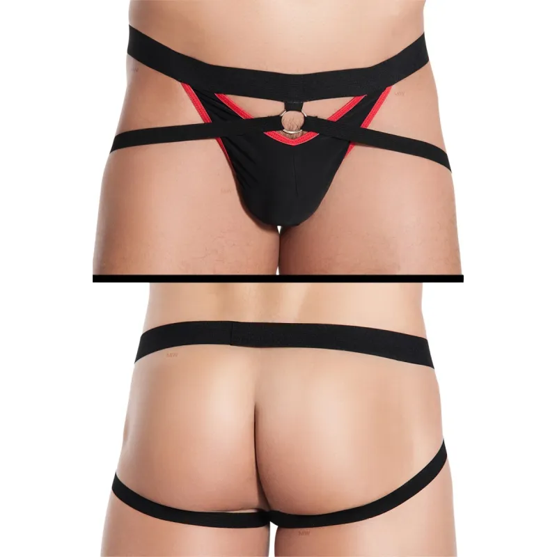 Schwarz/roter Slip Danny von MeSeduce | Fesselliebe.de