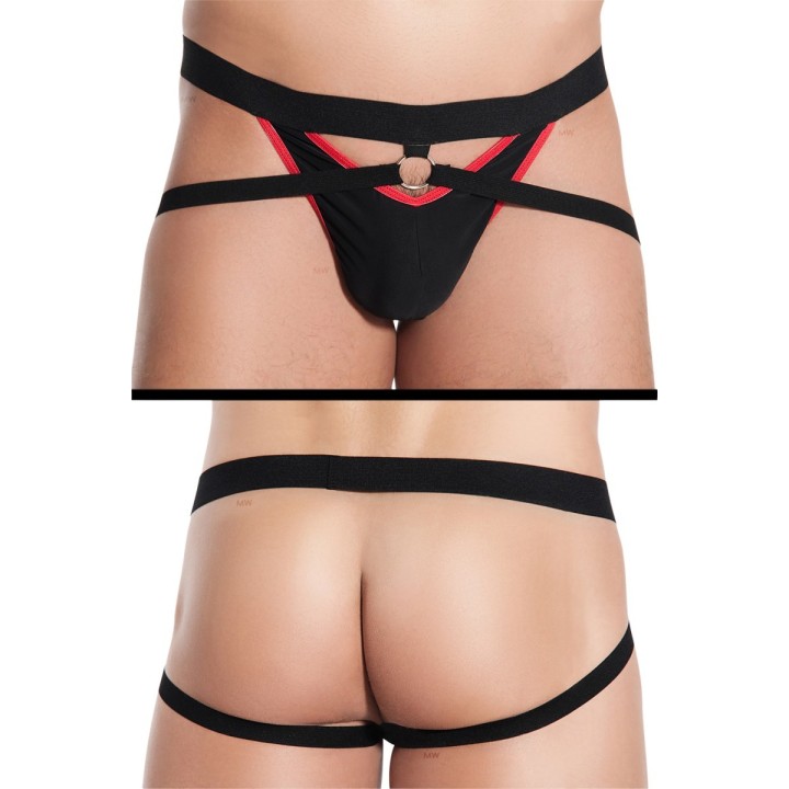 Schwarz/roter Slip Danny von MeSeduce | Fesselliebe.de