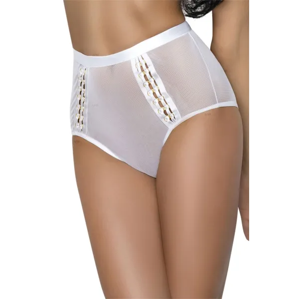 Weißer Gloria Knickers von MeSeduce Gold and I Collection | Fesselliebe.de