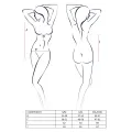 Schwarzer Clover Body von Passion Erotic Line