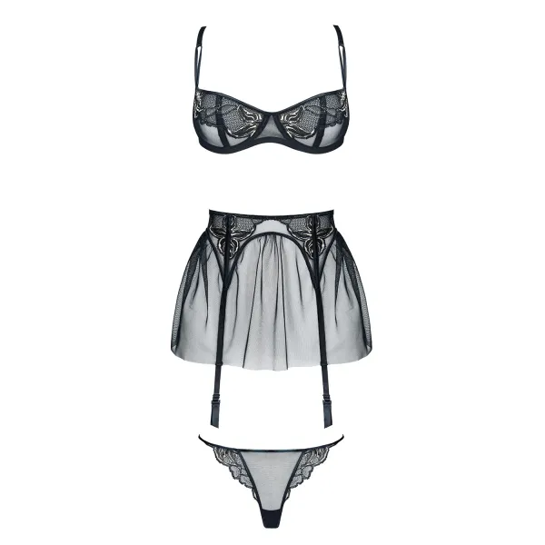 Schwarz/goldenes Set Catherine von Demoniq Magnetic Collection | Fesselliebe.de