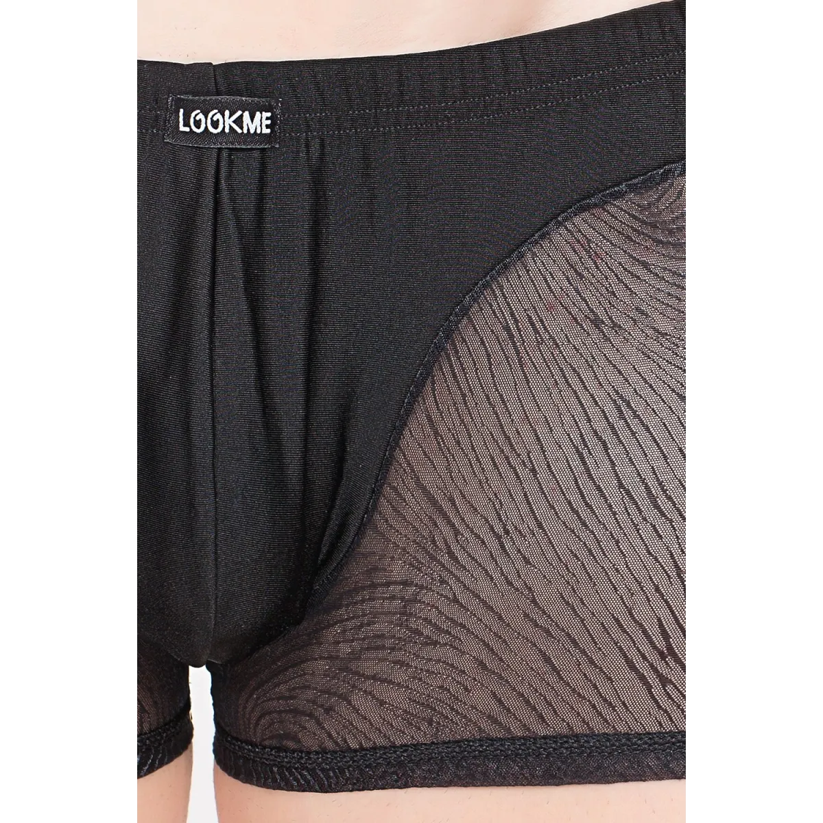 Schwarze Boxer Short 704-67 von Look Me | Fesselliebe.de