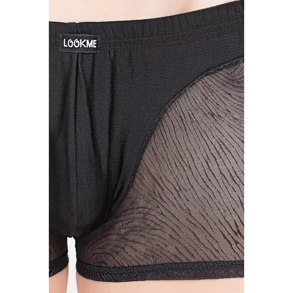 Schwarze Boxer Short 704-67 von Look Me | Fesselliebe.de