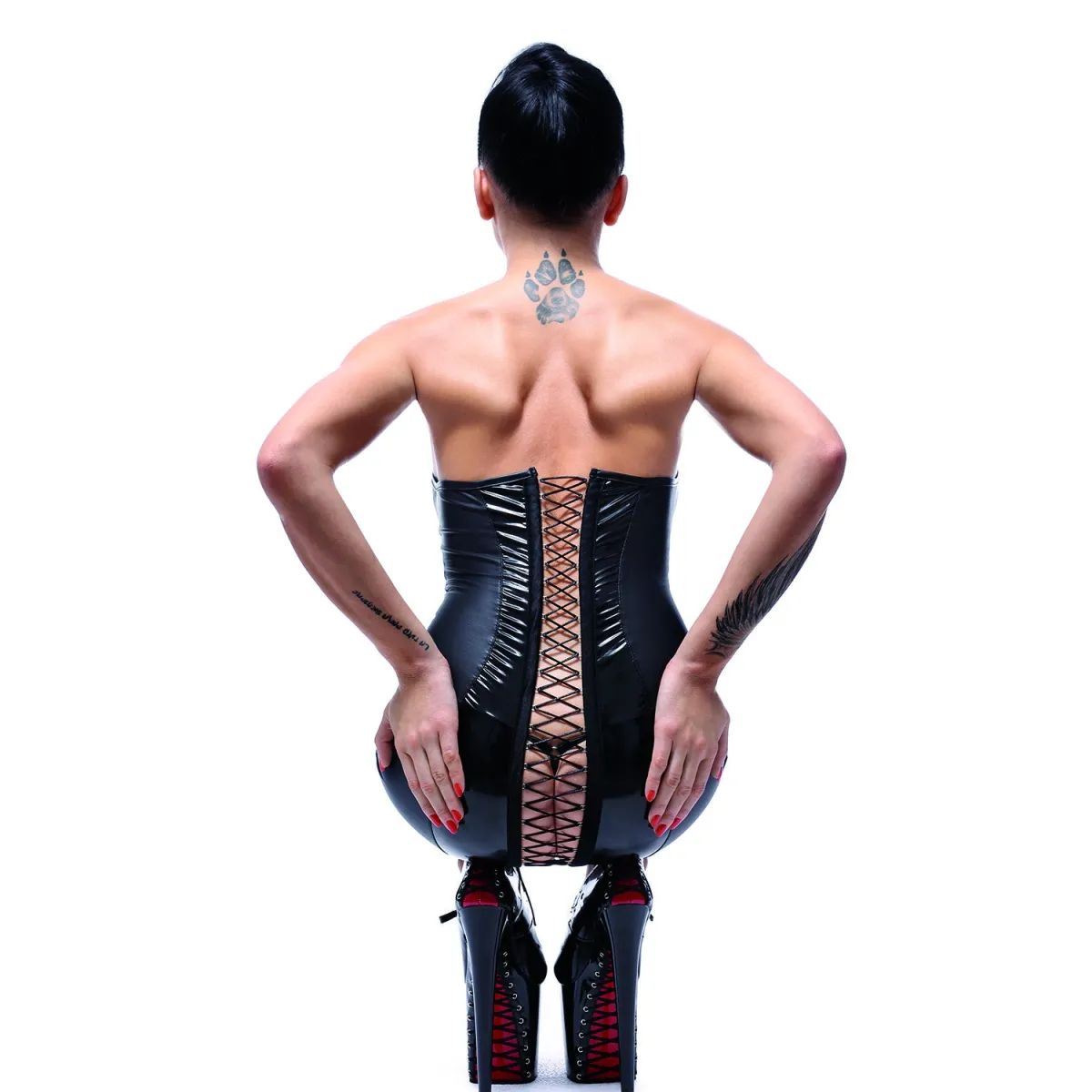 Schwarzes Minikleid Astrid von Demoniq Hard Candy Collection | Fesselliebe.de