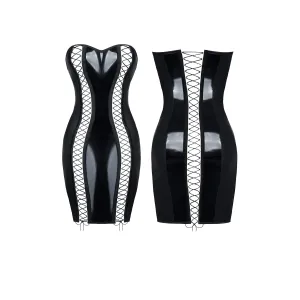 Schwarzes Minikleid Astrid von Demoniq Hard Candy Collection