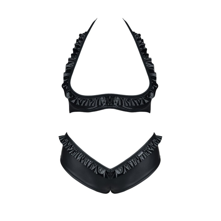 Schwarzes Set Lea von Demoniq Hard Candy Collection | Fesselliebe.de