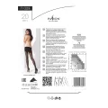 Strumpfhose mit Muster TI023 schwarz von Passion