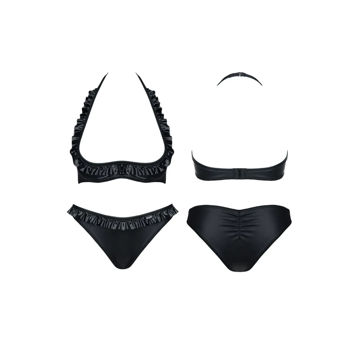 Schwarzes Set Mia von Demoniq Hard Candy Collection | Fesselliebe.de