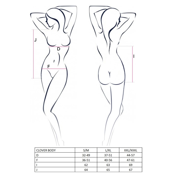 Schwarzer Daryl Body von Passion Erotic Line | Fesselliebe.de