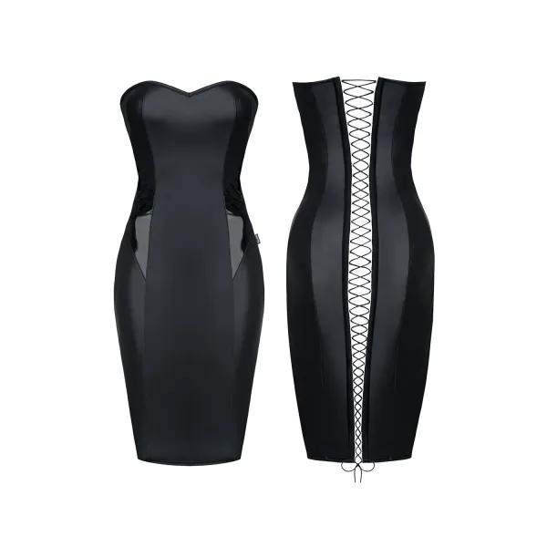 Schwarzes Kleid Ellen von Demoniq Hard Candy Collection | Fesselliebe.de