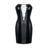 Schwarzes Minikleid Irma von Demoniq Hard Candy Collection | Fesselliebe.de
