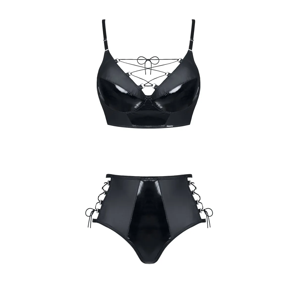 Schwarzes Set Jessica von Demoniq Hard Candy Collection | Fesselliebe.de