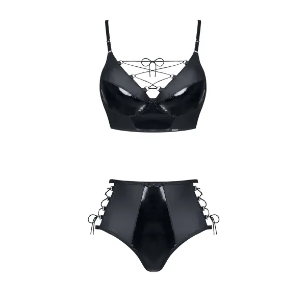 Schwarzes Set Jessica von Demoniq Hard Candy Collection | Fesselliebe.de