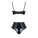 Schwarzes Set Jessica von Demoniq Hard Candy Collection | Fesselliebe.de