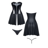 Schwarzes Minikleid Rita von Demoniq Hard Candy Collection | Fesselliebe.de