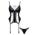 Schwarzes Gorset Ruth von Demoniq Hard Candy Collection