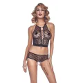 Schwarzes Set Cristal von Anais Apparel Luxury Lingerie