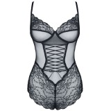 Schwarzer Body Carine von Demoniq Look at Me Collection | Fesselliebe.de