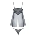 Schwarzes Babydoll Clotilde von Demoniq Look at Me Collection