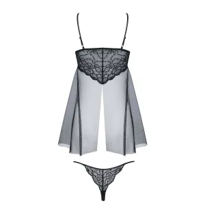 Schwarzes Babydoll Clotilde von Demoniq Look at Me Collection