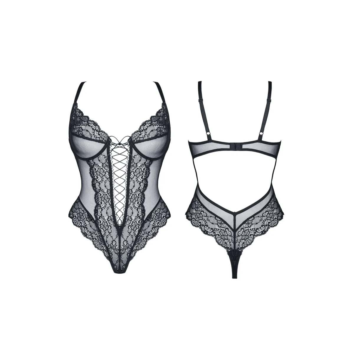 Schwarzer Body Florence von Demoniq Look at Me Collection | Fesselliebe.de