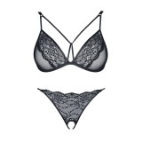 Schwarzes Set Gabrielle von Demoniq Look at Me Collection | Fesselliebe.de