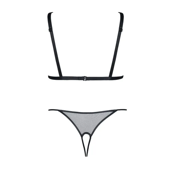 Schwarzes Set Gabrielle von Demoniq Look at Me Collection | Fesselliebe.de