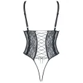 Schwarzer ouvert Body Margot von Demoniq Look at Me Collection