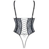 Schwarzer ouvert Body Margot von Demoniq Look at Me Collection | Fesselliebe.de