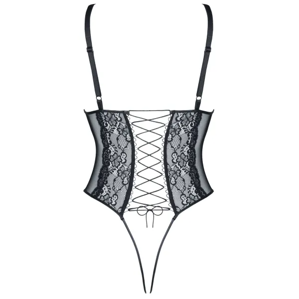 Schwarzer ouvert Body Margot von Demoniq Look at Me Collection | Fesselliebe.de