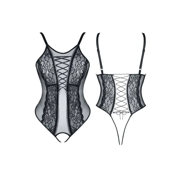 Schwarzer ouvert Body Margot von Demoniq Look at Me Collection | Fesselliebe.de