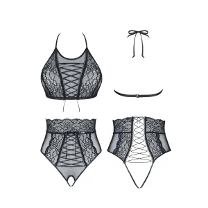 Schwarzes Set Mireille von Demoniq Look at Me Collection