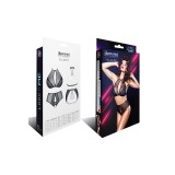 Schwarzes Set Yolande von Demoniq Look at Me Collection | Fesselliebe.de