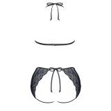 Schwarzes Set Yolande von Demoniq Look at Me Collection | Fesselliebe.de